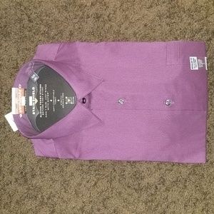 Van Heusen Stain Shield Regular Fit Men's Dress Shirt Color:Grape / Sz L